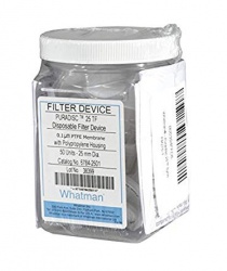 Whatman 6784-2501 PTFE Puradisc 25 Syringe Filter, 0.1 Micron